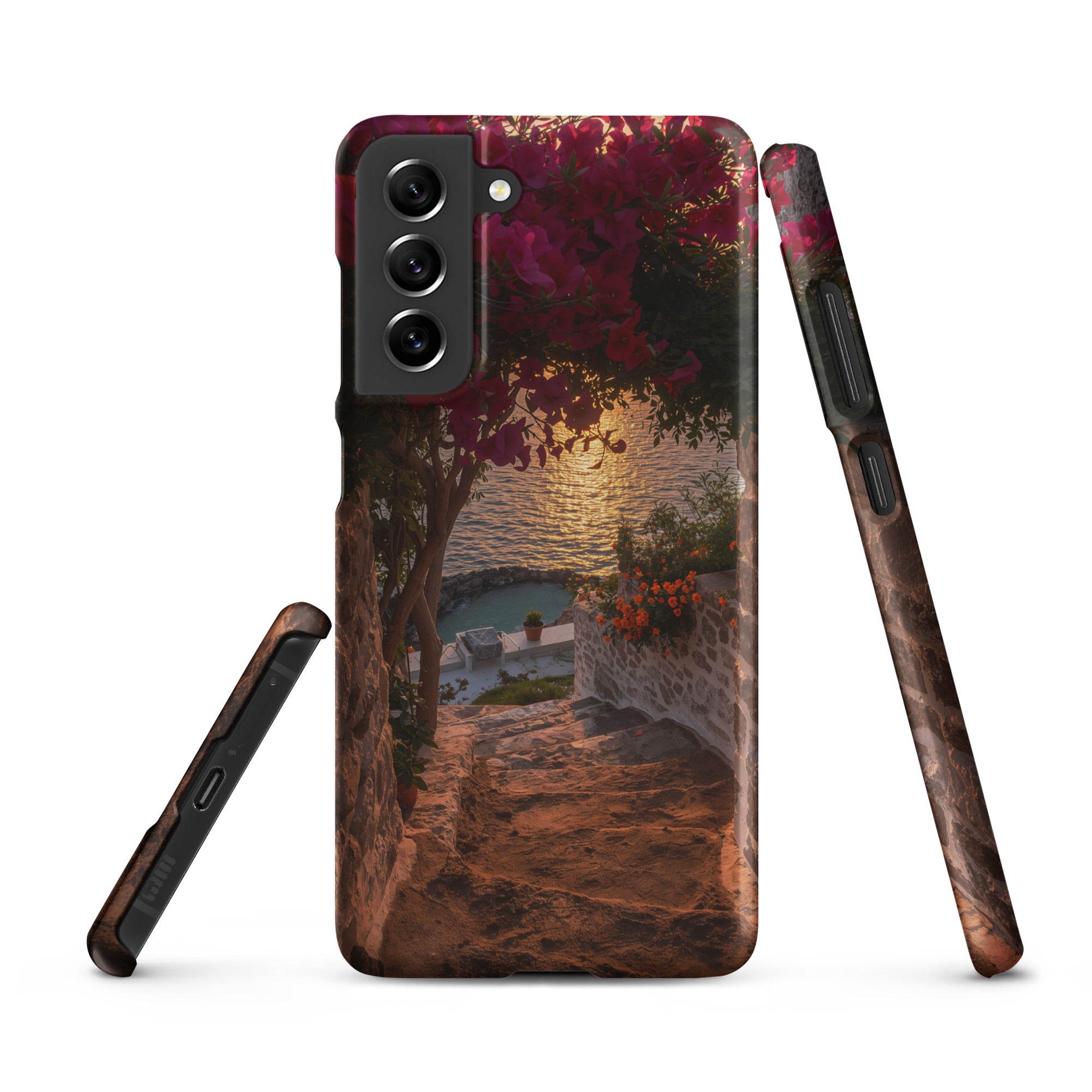 Cover Samsung Resistente – Compatibile con Ricarica Wireless – Design Mykonos-Biiply