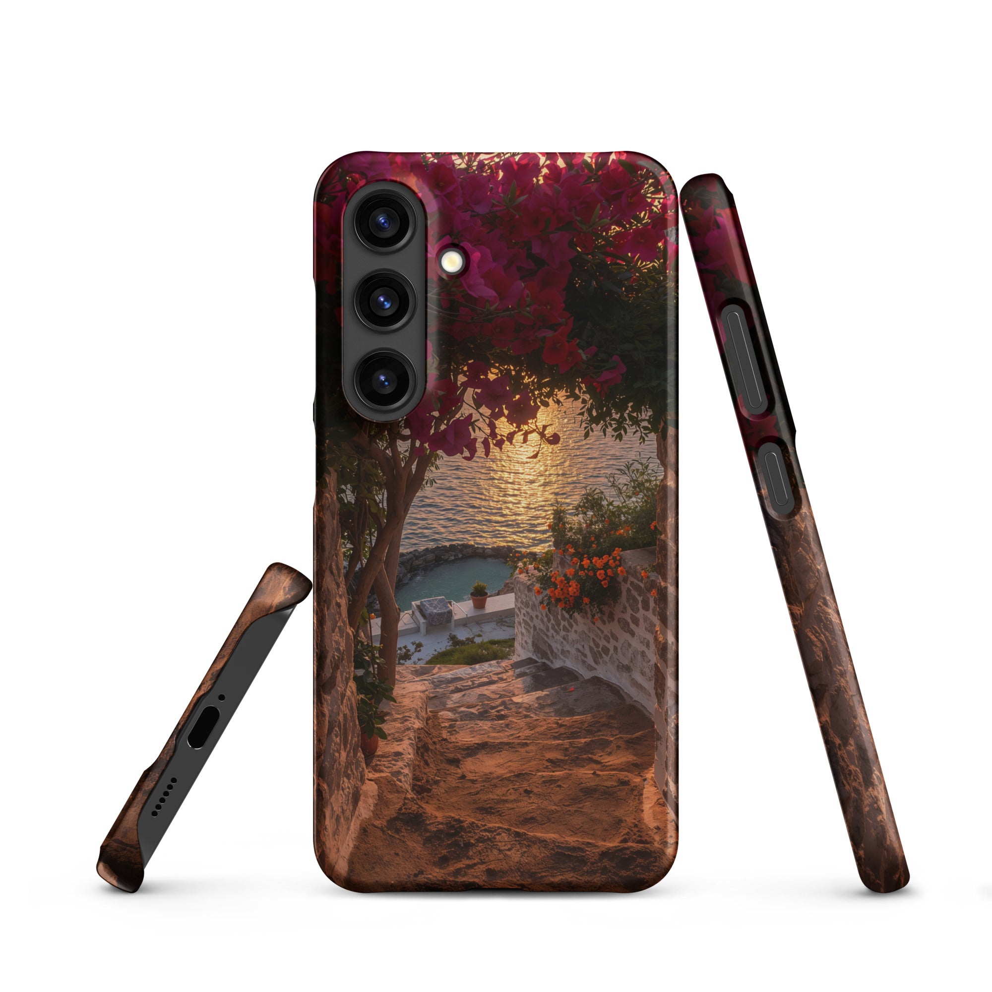 Cover Samsung Resistente – Compatibile con Ricarica Wireless – Design Mykonos-Biiply
