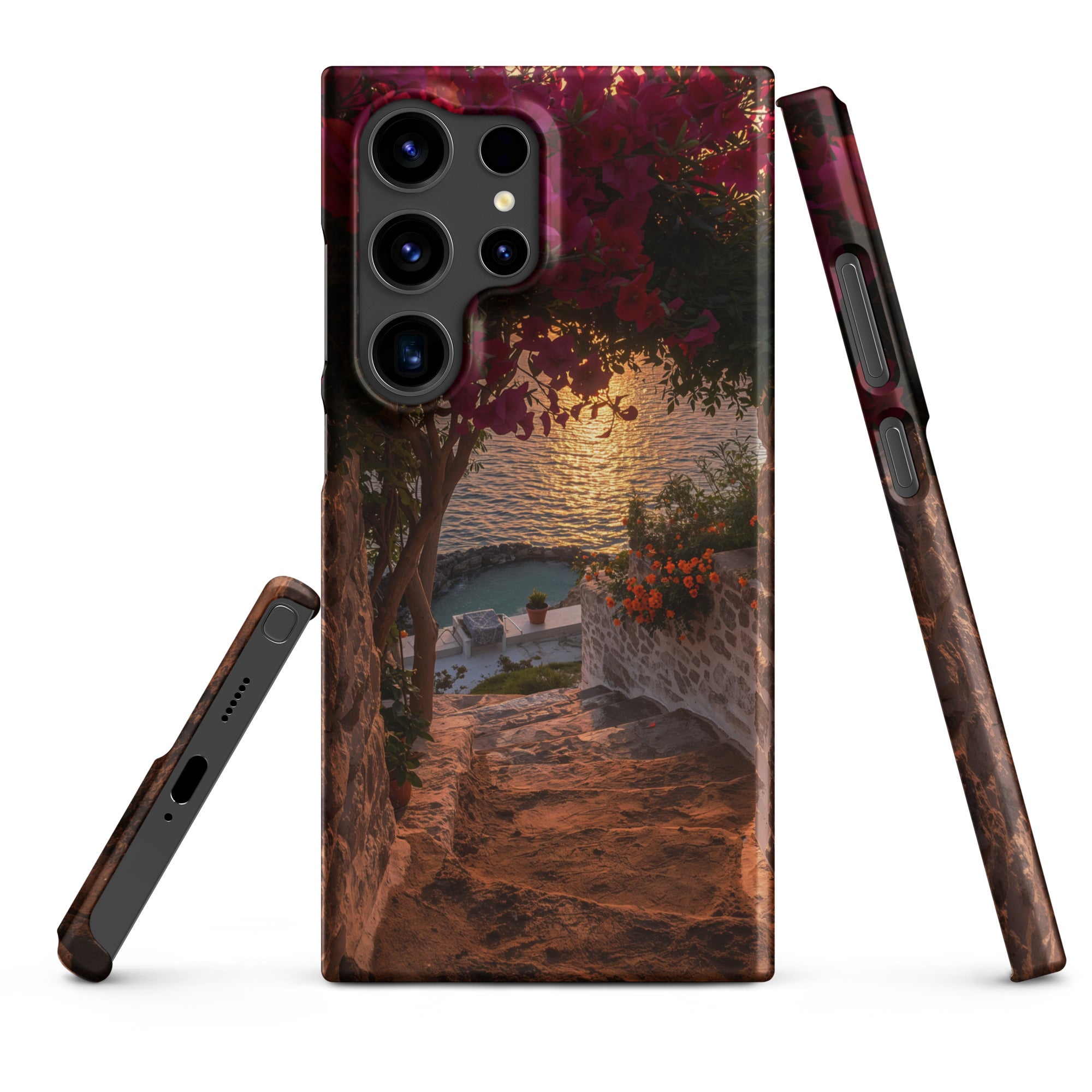 Cover Samsung Resistente – Compatibile con Ricarica Wireless – Design Mykonos-Biiply