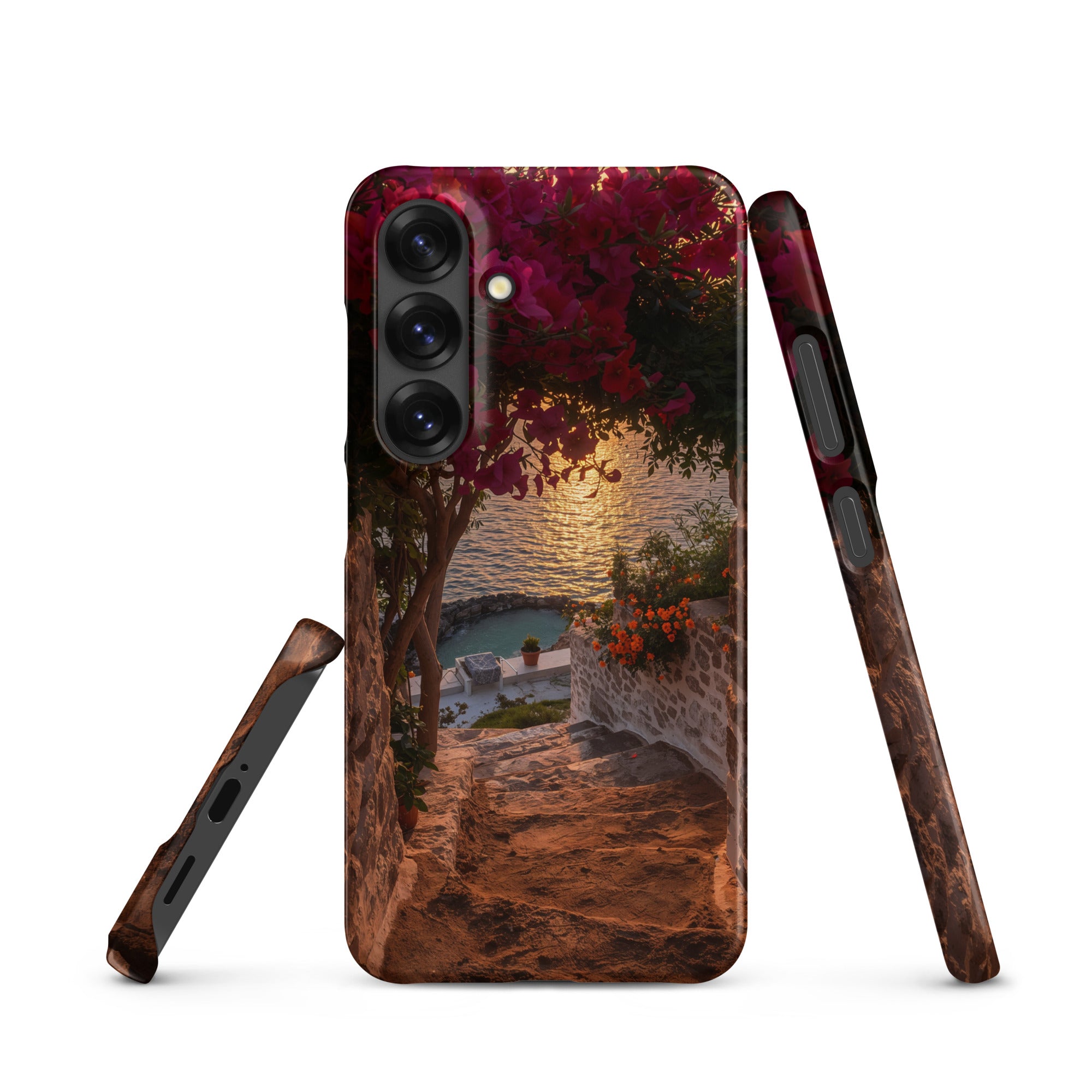 Cover Samsung Resistente – Compatibile con Ricarica Wireless – Design Mykonos-Biiply