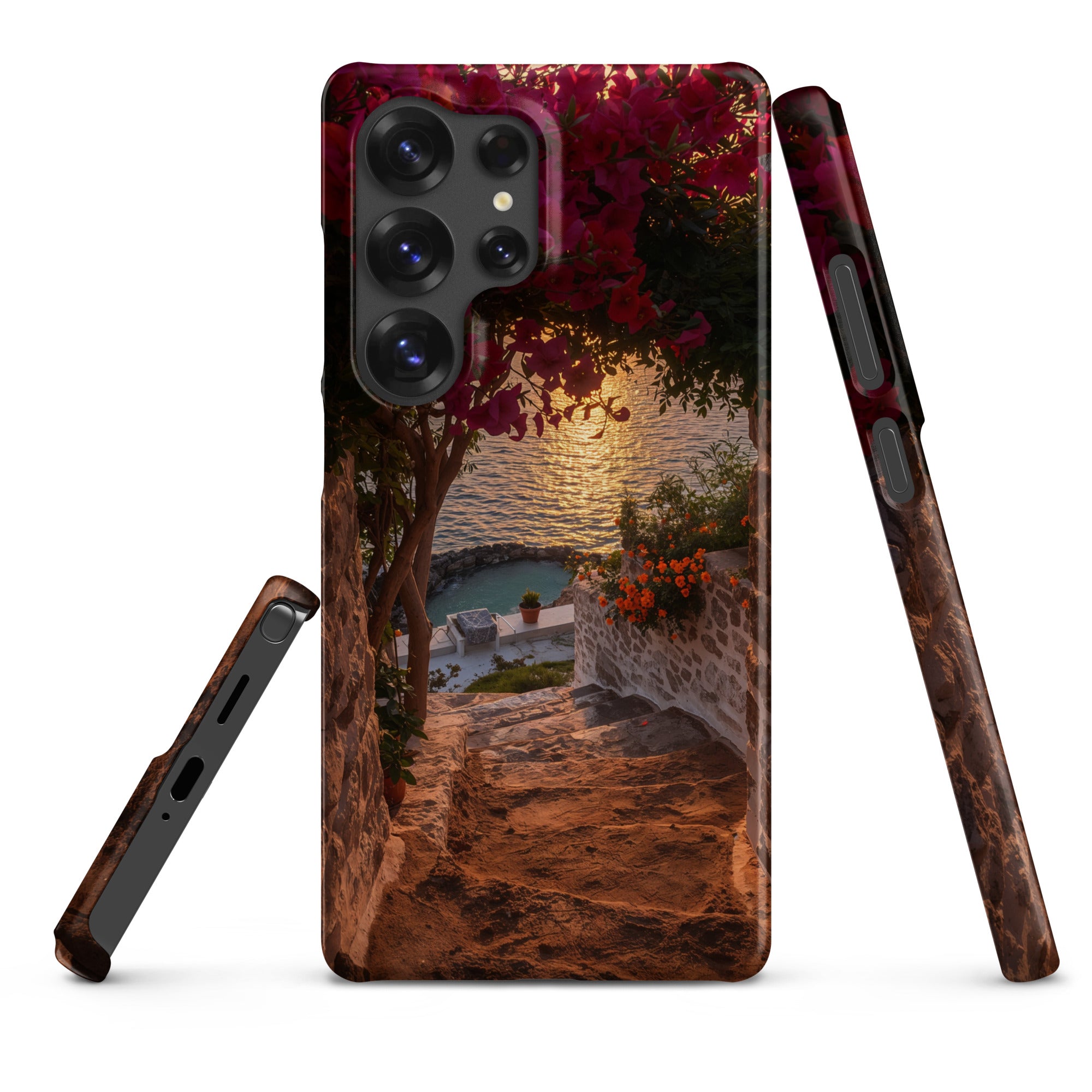 Cover Samsung Resistente – Compatibile con Ricarica Wireless – Design Mykonos-Biiply