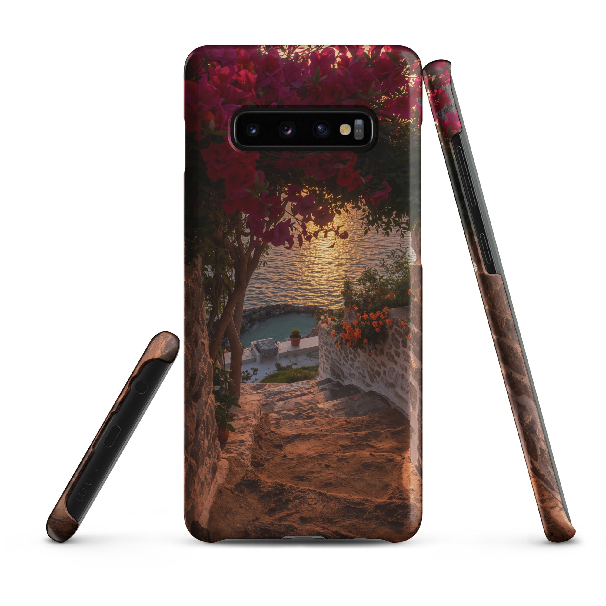 Cover Samsung Resistente – Compatibile con Ricarica Wireless – Design Mykonos-Biiply