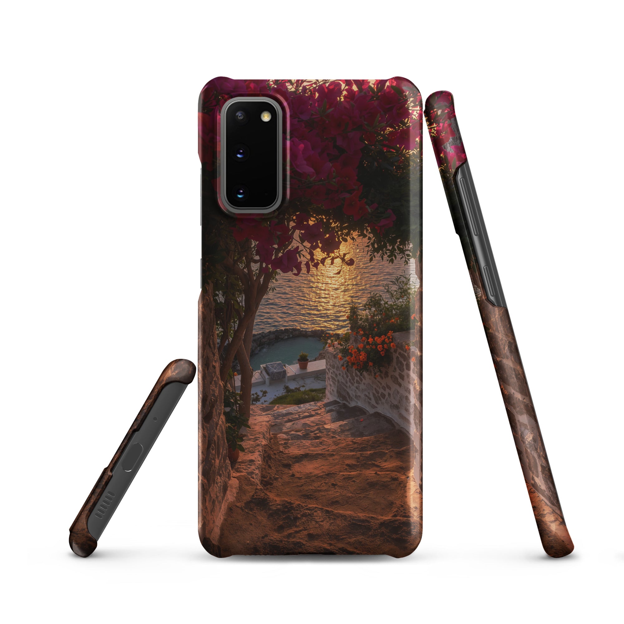 Cover Samsung Resistente – Compatibile con Ricarica Wireless – Design Mykonos-Biiply