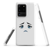 Cover Samsung Resistente – Compatibile con Ricarica Wireless – Design Occhi Tristi-Biiply