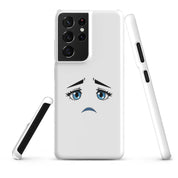 Cover Samsung Resistente – Compatibile con Ricarica Wireless – Design Occhi Tristi-Biiply