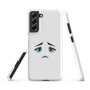 Cover Samsung Resistente – Compatibile con Ricarica Wireless – Design Occhi Tristi-Biiply