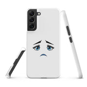 Cover Samsung Resistente – Compatibile con Ricarica Wireless – Design Occhi Tristi-Biiply