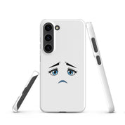 Cover Samsung Resistente – Compatibile con Ricarica Wireless – Design Occhi Tristi-Biiply