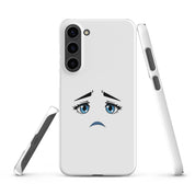Cover Samsung Resistente – Compatibile con Ricarica Wireless – Design Occhi Tristi-Biiply