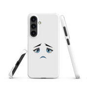 Cover Samsung Resistente – Compatibile con Ricarica Wireless – Design Occhi Tristi-Biiply
