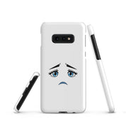 Cover Samsung Resistente – Compatibile con Ricarica Wireless – Design Occhi Tristi-Biiply