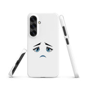 Cover Samsung Resistente – Compatibile con Ricarica Wireless – Design Occhi Tristi-Biiply