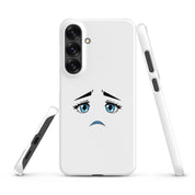 Cover Samsung Resistente – Compatibile con Ricarica Wireless – Design Occhi Tristi-Biiply