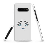 Cover Samsung Resistente – Compatibile con Ricarica Wireless – Design Occhi Tristi-Biiply