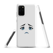 Cover Samsung Resistente – Compatibile con Ricarica Wireless – Design Occhi Tristi-Biiply