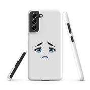 Cover Samsung Resistente – Compatibile con Ricarica Wireless – Design Occhi Tristi-Biiply