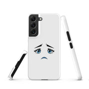 Cover Samsung Resistente – Compatibile con Ricarica Wireless – Design Occhi Tristi-Biiply