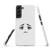 Cover Samsung Resistente – Compatibile con Ricarica Wireless – Design Occhi Tristi-Biiply