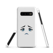 Cover Samsung Resistente – Compatibile con Ricarica Wireless – Design Occhi Tristi-Biiply