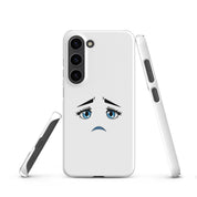 Cover Samsung Resistente – Compatibile con Ricarica Wireless – Design Occhi Tristi-Biiply