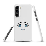 Cover Samsung Resistente – Compatibile con Ricarica Wireless – Design Occhi Tristi-Biiply