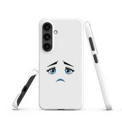 Cover Samsung Resistente – Compatibile con Ricarica Wireless – Design Occhi Tristi-Biiply