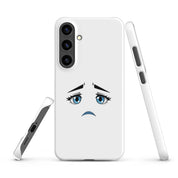 Cover Samsung Resistente – Compatibile con Ricarica Wireless – Design Occhi Tristi-Biiply