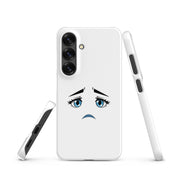 Cover Samsung Resistente – Compatibile con Ricarica Wireless – Design Occhi Tristi-Biiply