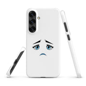 Cover Samsung Resistente – Compatibile con Ricarica Wireless – Design Occhi Tristi-Biiply