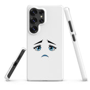 Cover Samsung Resistente – Compatibile con Ricarica Wireless – Design Occhi Tristi-Biiply