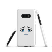 Cover Samsung Resistente – Compatibile con Ricarica Wireless – Design Occhi Tristi-Biiply
