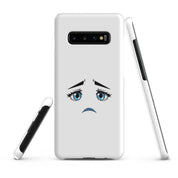 Cover Samsung Resistente – Compatibile con Ricarica Wireless – Design Occhi Tristi-Biiply