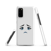 Cover Samsung Resistente – Compatibile con Ricarica Wireless – Design Occhi Tristi-Biiply