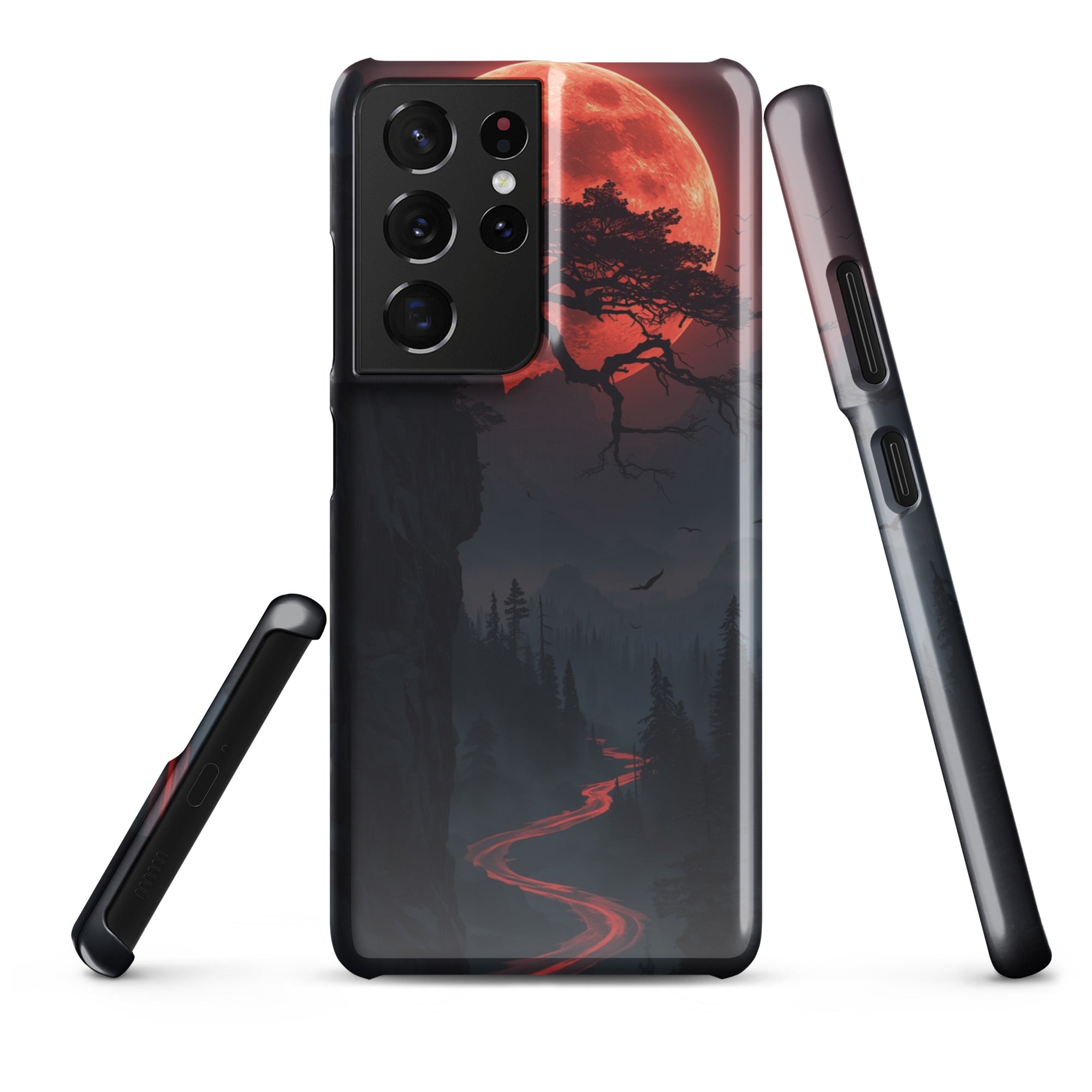 Cover Samsung Resistente – Compatibile con Ricarica Wireless – Design Paesaggio Fantasy-Biiply