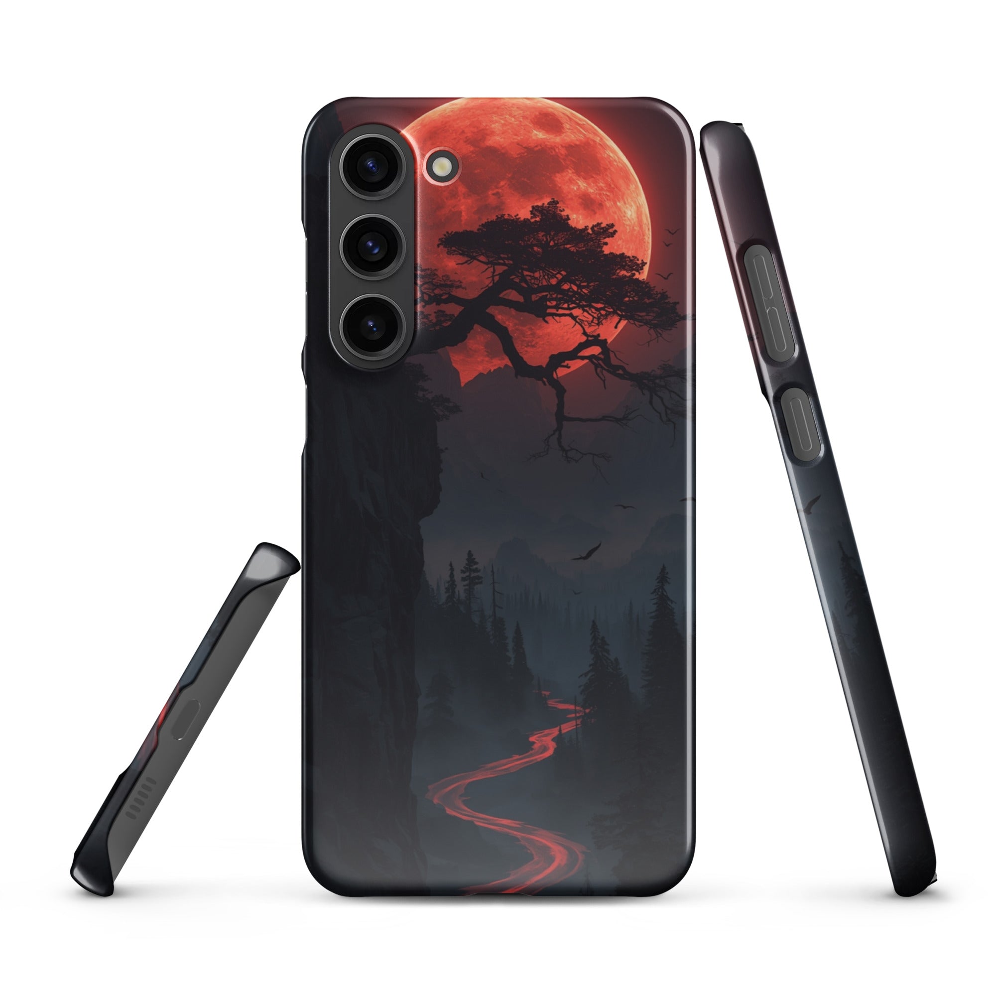 Cover Samsung Resistente – Compatibile con Ricarica Wireless – Design Paesaggio Fantasy-Biiply