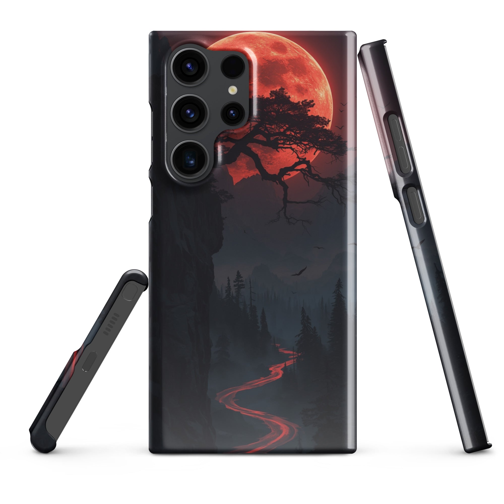 Cover Samsung Resistente – Compatibile con Ricarica Wireless – Design Paesaggio Fantasy-Biiply