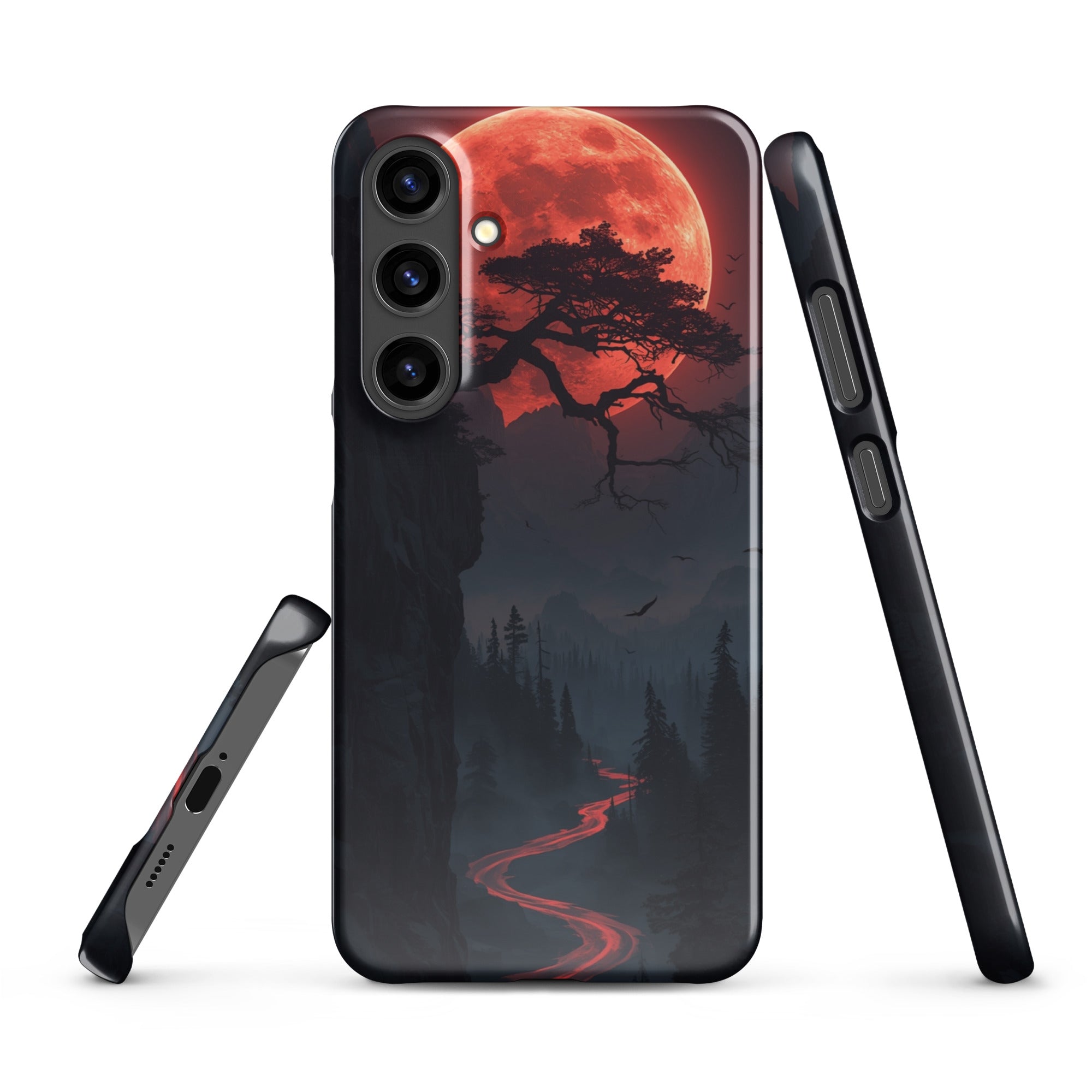 Cover Samsung Resistente – Compatibile con Ricarica Wireless – Design Paesaggio Fantasy-Biiply