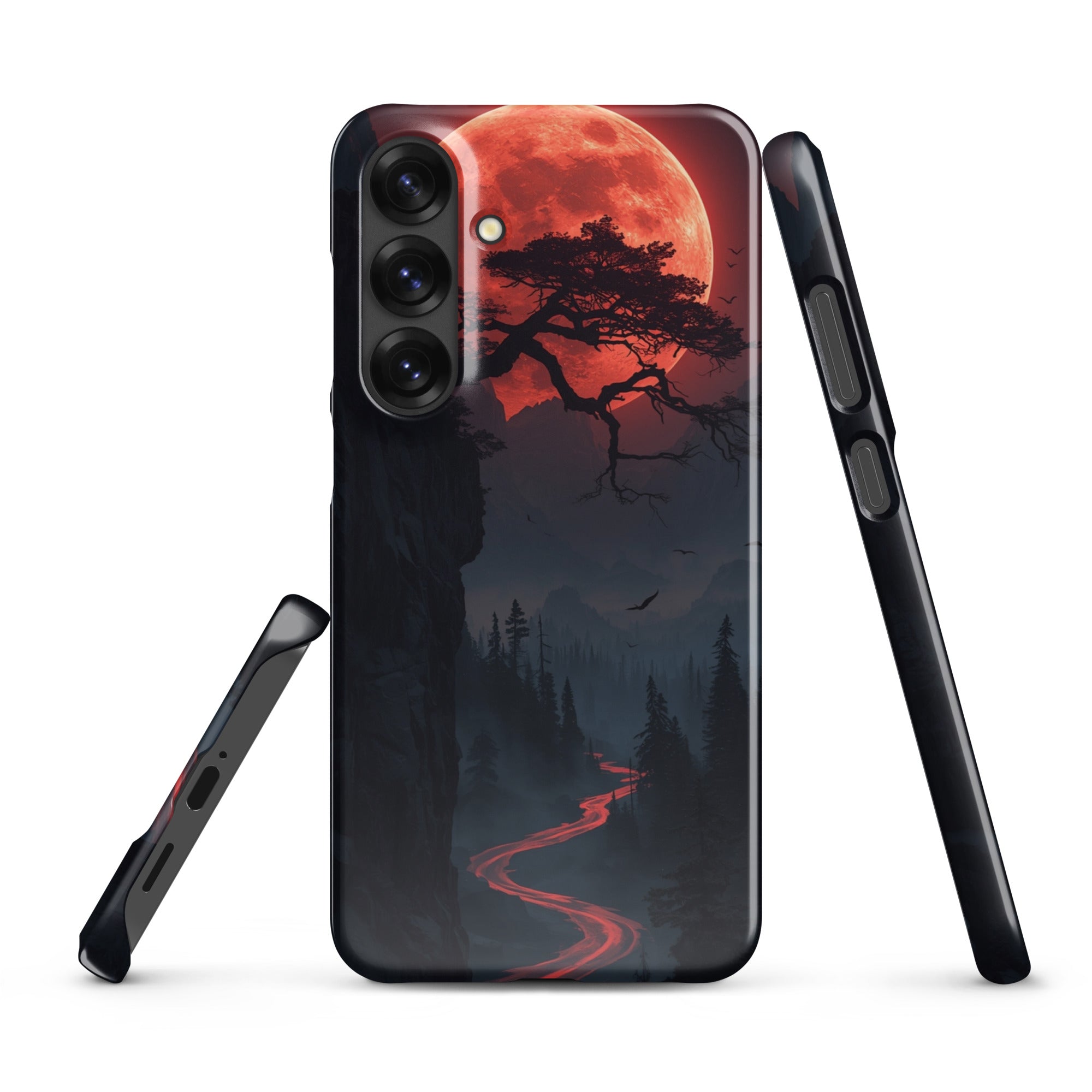 Cover Samsung Resistente – Compatibile con Ricarica Wireless – Design Paesaggio Fantasy-Biiply