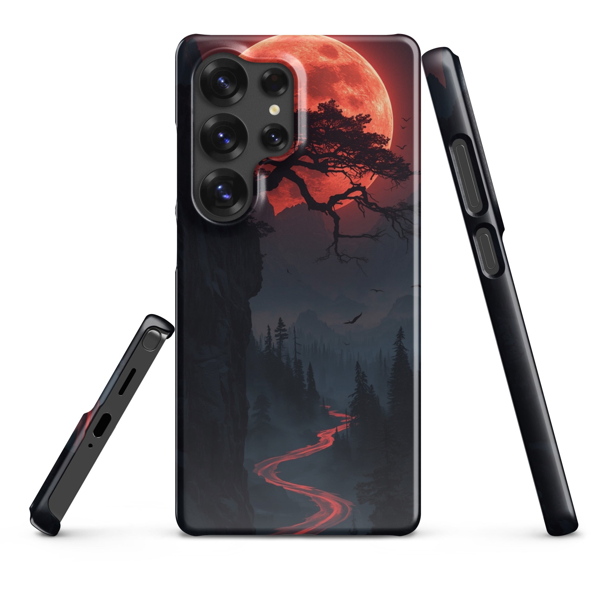 Cover Samsung Resistente – Compatibile con Ricarica Wireless – Design Paesaggio Fantasy-Biiply