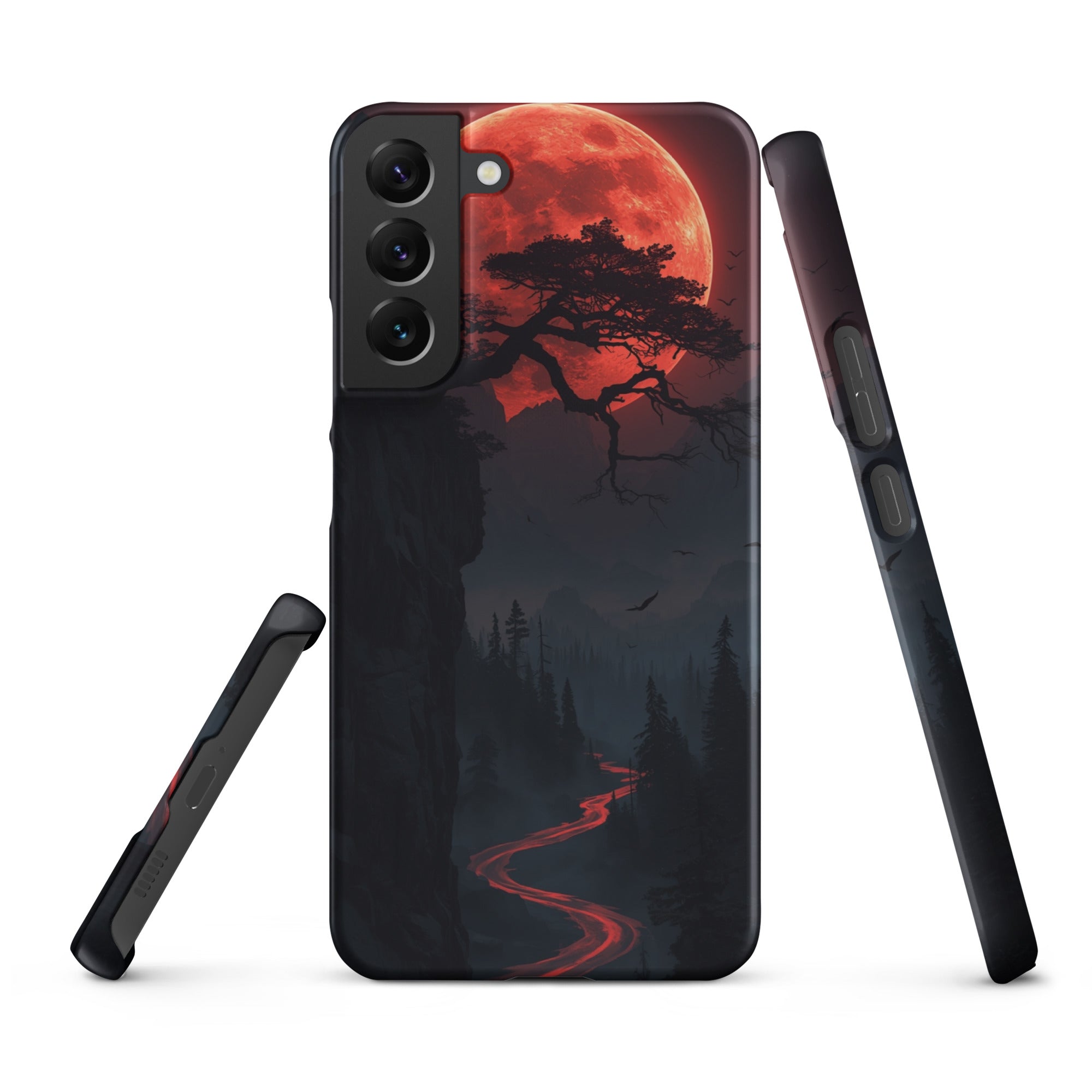 Cover Samsung Resistente – Compatibile con Ricarica Wireless – Design Paesaggio Fantasy-Biiply