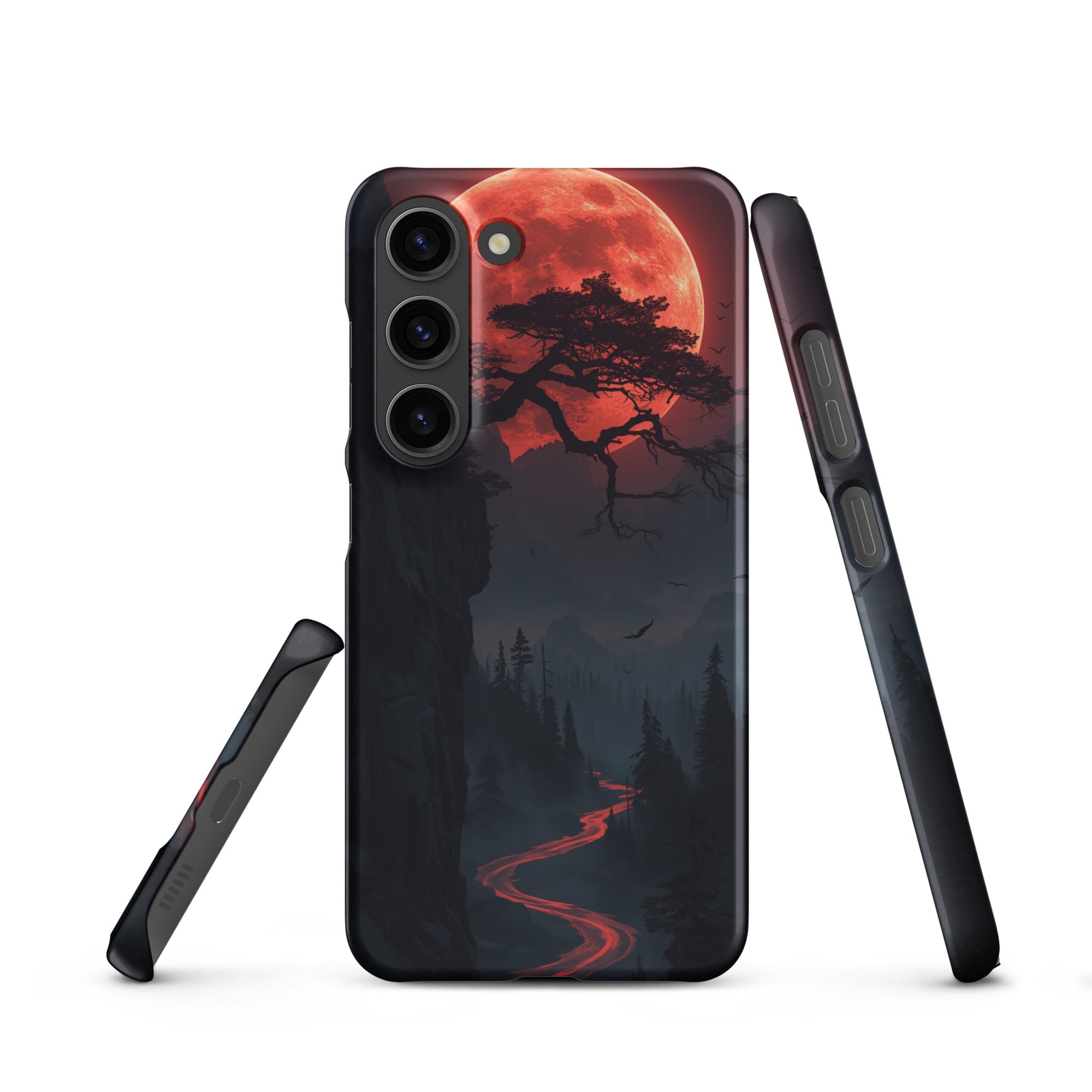 Cover Samsung Resistente – Compatibile con Ricarica Wireless – Design Paesaggio Fantasy-Biiply