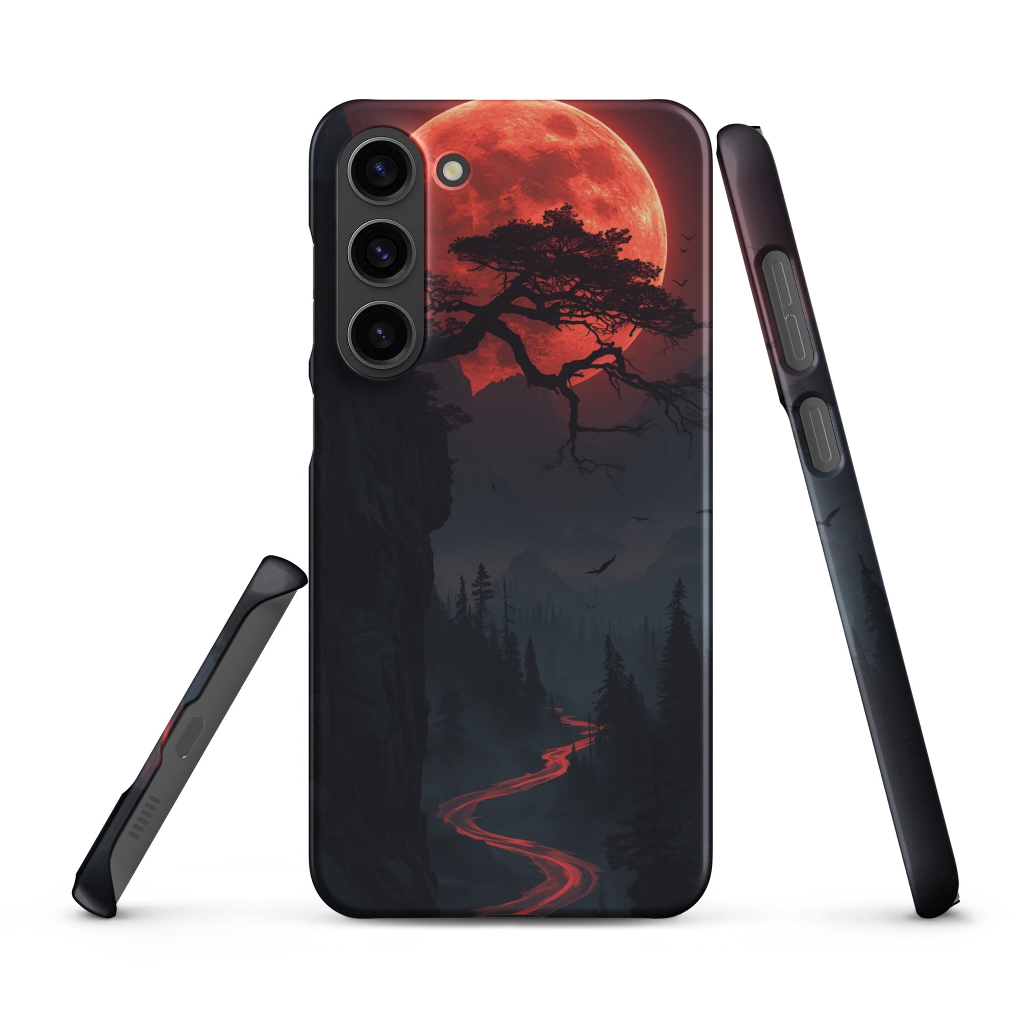 Cover Samsung Resistente – Compatibile con Ricarica Wireless – Design Paesaggio Fantasy-Biiply
