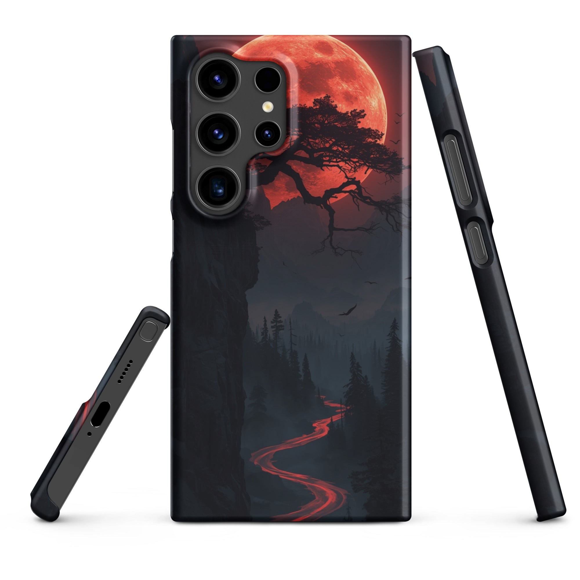 Cover Samsung Resistente – Compatibile con Ricarica Wireless – Design Paesaggio Fantasy-Biiply