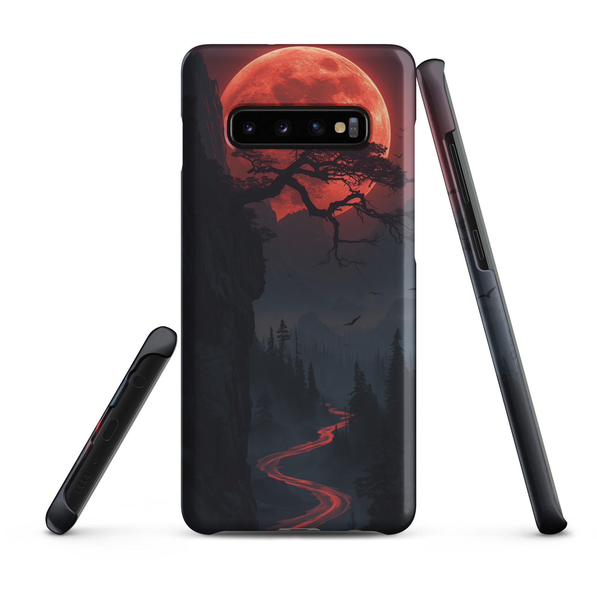 Cover Samsung Resistente – Compatibile con Ricarica Wireless – Design Paesaggio Fantasy-Biiply