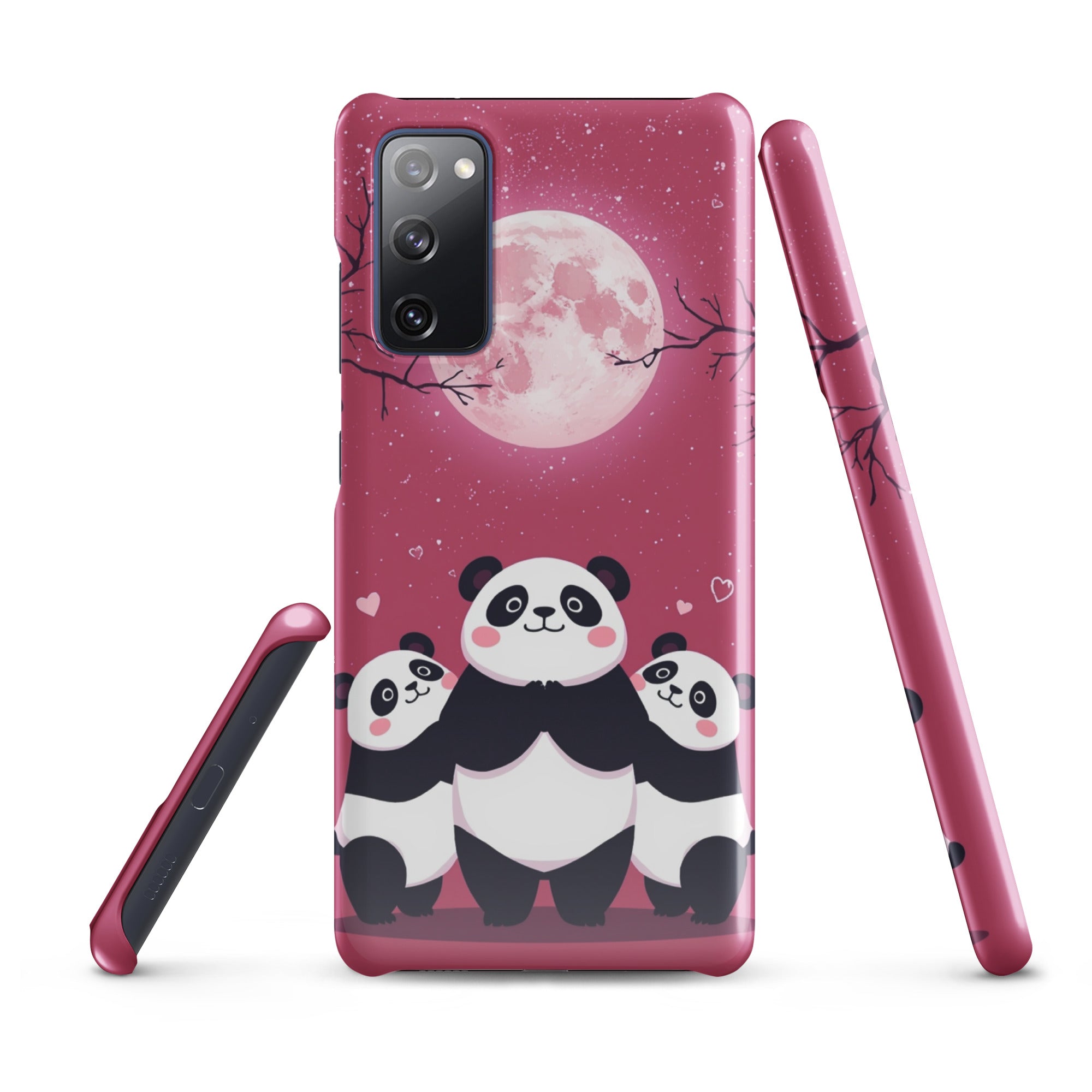 Cover Samsung Resistente – Compatibile con Ricarica Wireless – Design Panda Coccolosi-Biiply