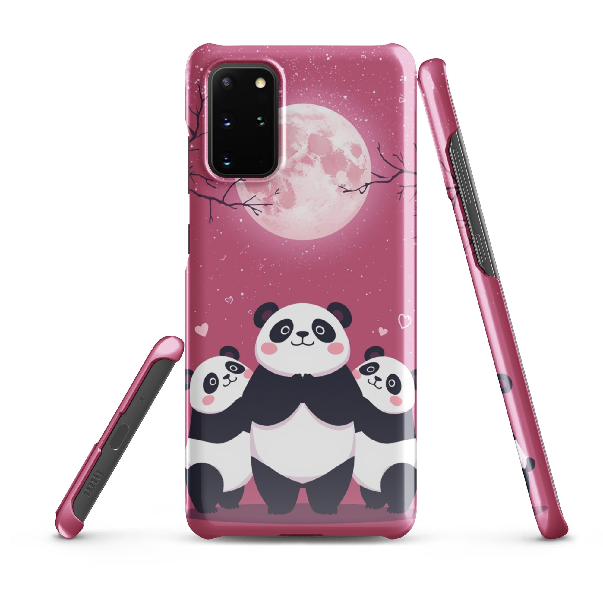 Cover Samsung Resistente – Compatibile con Ricarica Wireless – Design Panda Coccolosi-Biiply