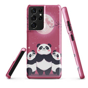 Cover Samsung Resistente – Compatibile con Ricarica Wireless – Design Panda Coccolosi-Biiply