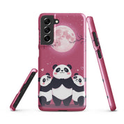 Cover Samsung Resistente – Compatibile con Ricarica Wireless – Design Panda Coccolosi-Biiply