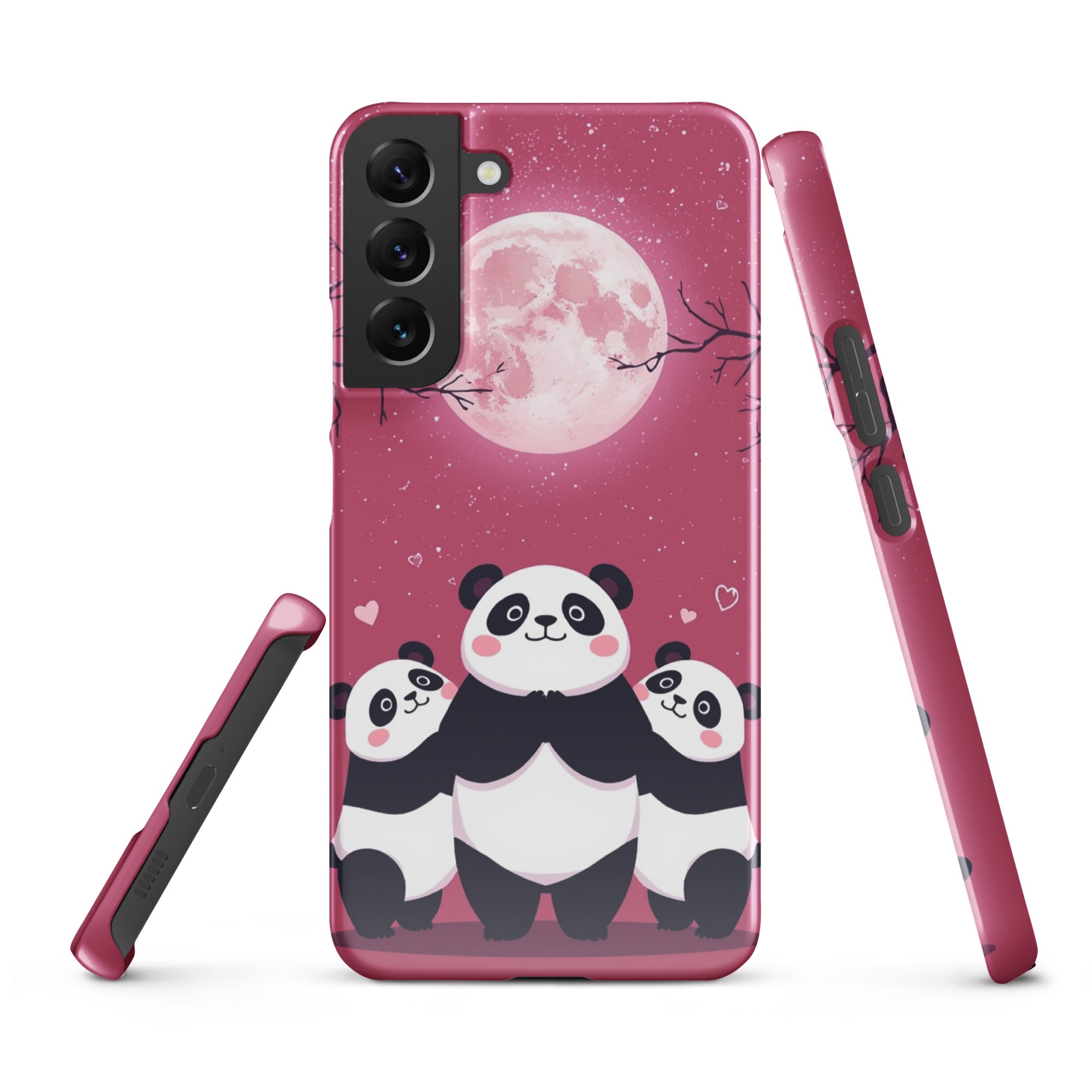 Cover Samsung Resistente – Compatibile con Ricarica Wireless – Design Panda Coccolosi-Biiply
