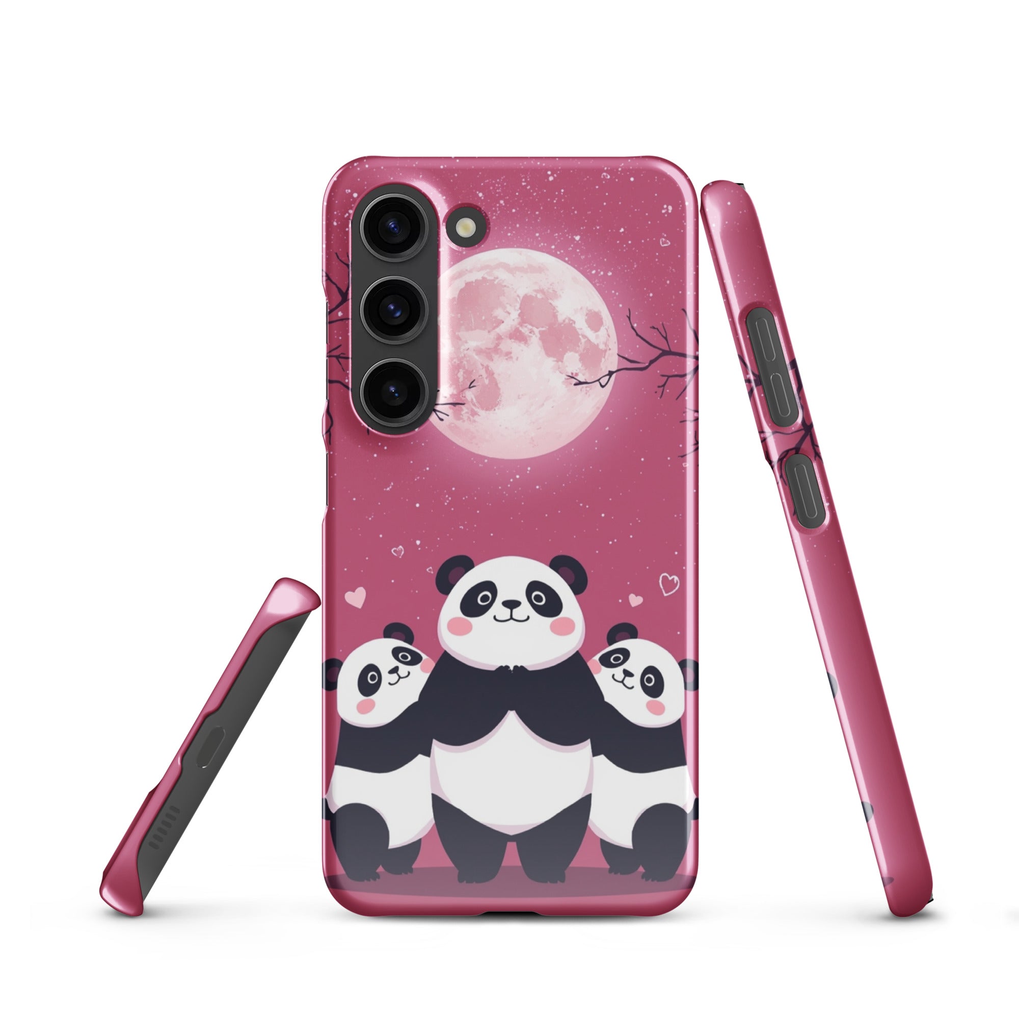Cover Samsung Resistente – Compatibile con Ricarica Wireless – Design Panda Coccolosi-Biiply